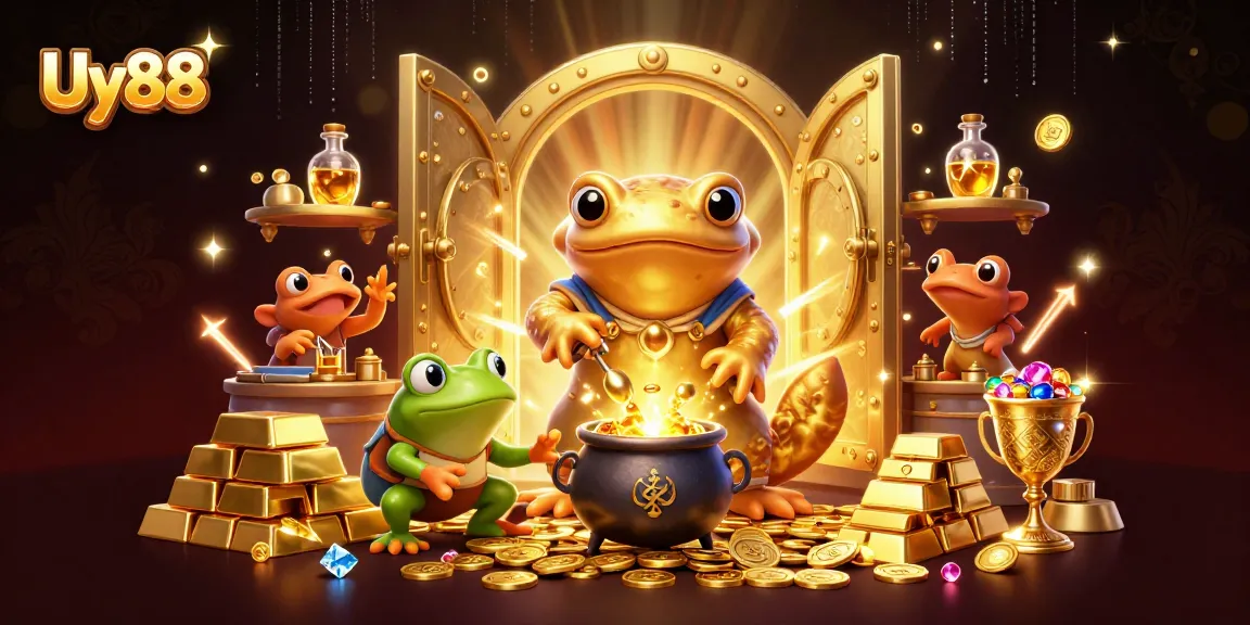 Engage with Uy88’s vibrant gaming scene featuring golden alchemy and treasures galore.