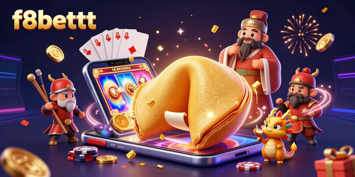 Engage with the vibrant world of f8bettt through a mesmerizing 3D casino illustration featuring fortune elements and gaming excitement.