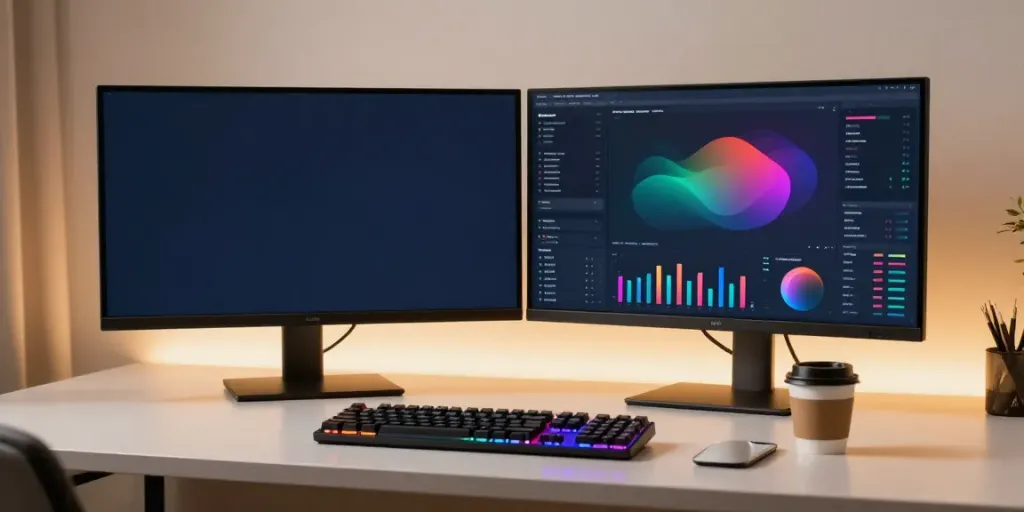 Finding YouTube influencers using advanced digital analytics tools in a professional workspace.