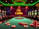 Experience top-tier gaming at CM88, featuring casino tables and slot machines in a luxury setting.