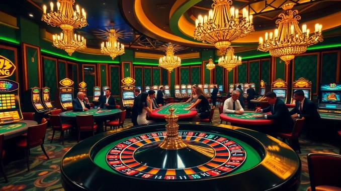 Experience the thrill of 79KING with players celebrating wins at a luxurious casino table.